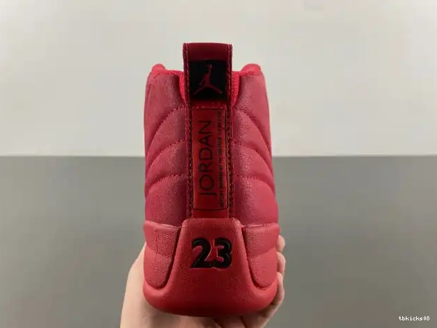 Cheap TBkick Gym Jordan Retro 12 130690-601 Red (2018) Air 0417